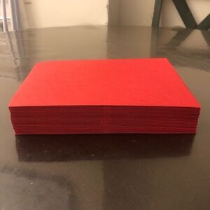 Red hallmark envelopes